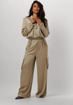 taupe aaiko cargobroeken lotta pes 526