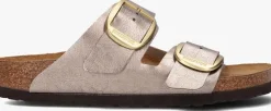 taupe birkenstock slippers arizona dames