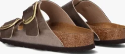 taupe birkenstock slippers arizona dames