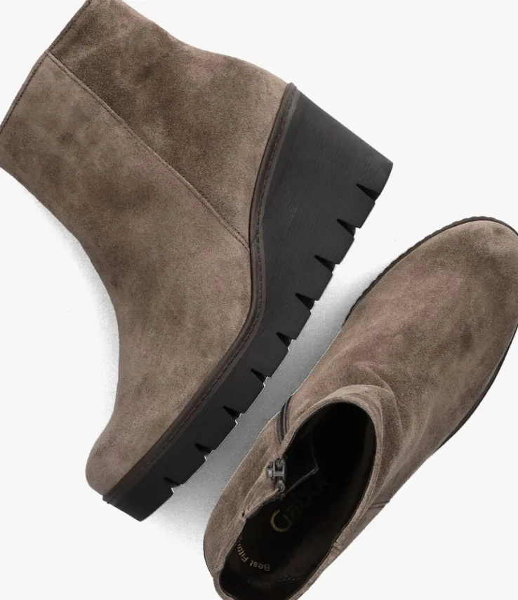 taupe gabor enkellaarsjes 780.1