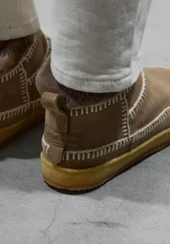 taupe laidbacklondon vachtlaarzen nyuki low crochet