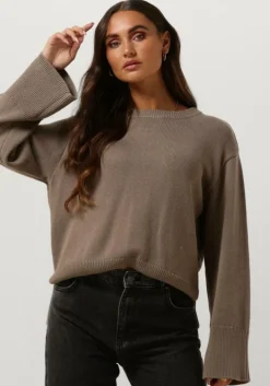 taupe modström trui corbinmd o-neck