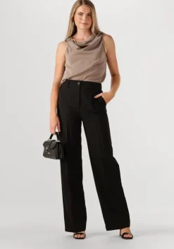 taupe neo noir top scotta dull sateen top