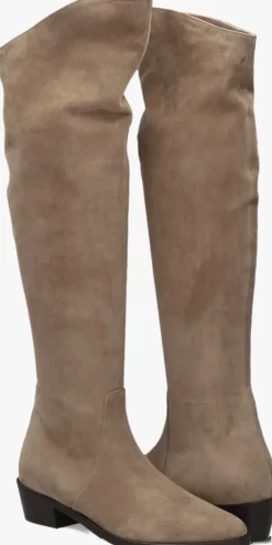 taupe notre-v hoge laarzen 394492