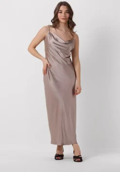 NOTRE-V maxi jurk satin strap dress>DAMES Jurken