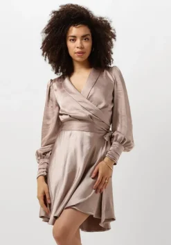 NOTRE-V mini jurk nv-doris satin dress>DAMES Jurken