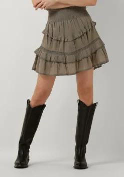 NOTRE-V minirok voile skirt>DAMES Rokken