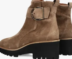 taupe paul green enkellaarsjes 9763