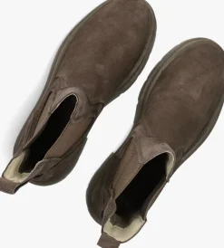 taupe red-rag chelsea boots 77514