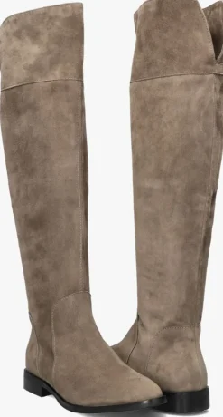 taupe stefano lauran hoge laarzen s3304