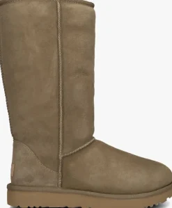 taupe ugg vachtlaarzen classic tall ii