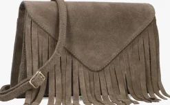 taupe unisa schoudertas zcheyen