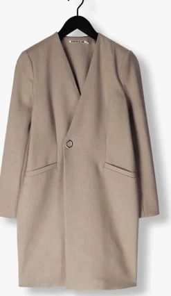 taupe vanilia blazer long viscose