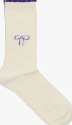 ALFREDO GONZALES te sokken coquette bow>DAMES Beenmode