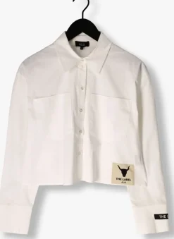 witte alix the label blouses ladies woven cropped blouse