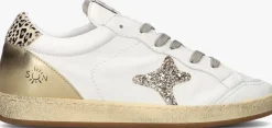 witte ama brand deluxe lage sneakers sun