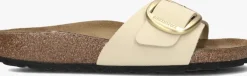 witte birkenstock slippers madrid big buckle dames
