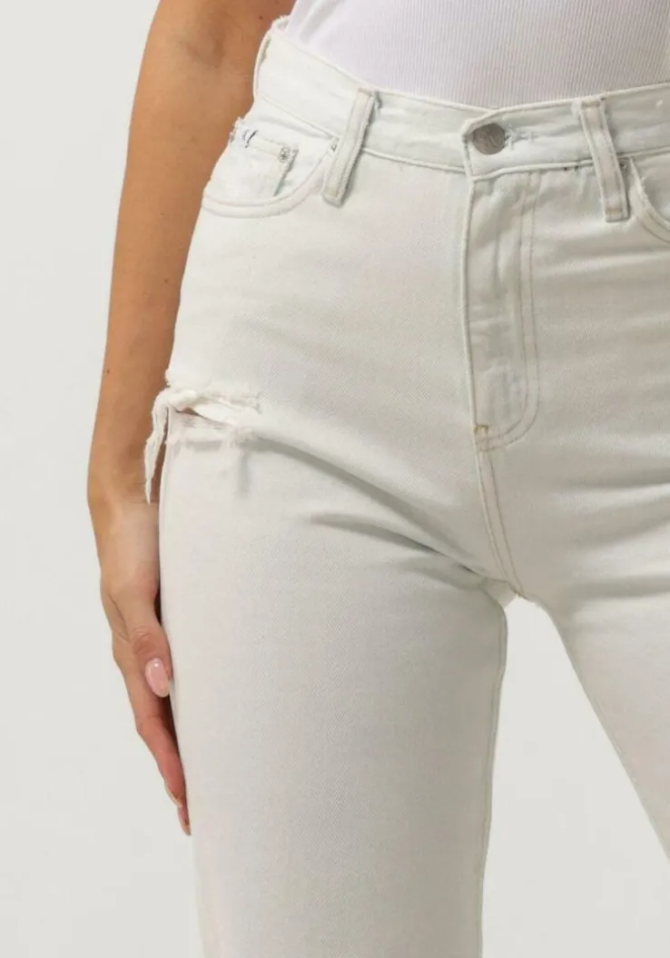 witte calvin klein mom jeans mom jean