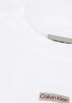 CALVIN KLEIN te t-shirt placed institutional baby tee><noscript><img width=