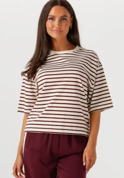CATWALK JUNKIE te t-shirt striped loose fit tshirt>DAMES Tops & T-Shirts