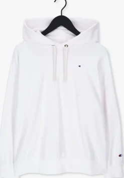 witte champion trui hooded sweatshirt dms plain