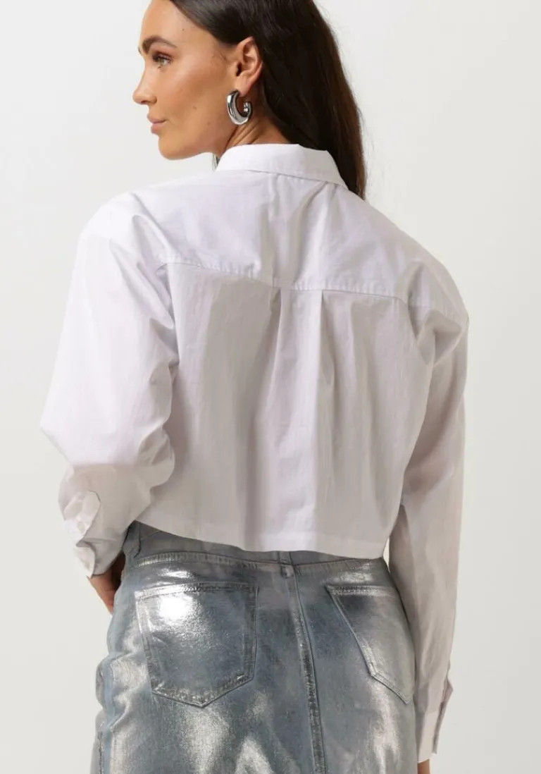 CO'COUTURE te co'couture blouses cotton crisp cropped shirt>DAMES Blouses