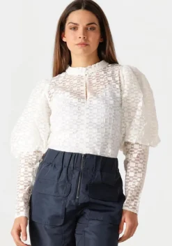 witte co'couture blouses elinor open back blouse