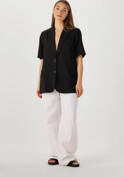 witte co'couture wijde broek loisecc linen long pant