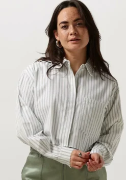 COLOURFUL REBEL te blouses aliya striped cropped blouse>DAMES Blouses