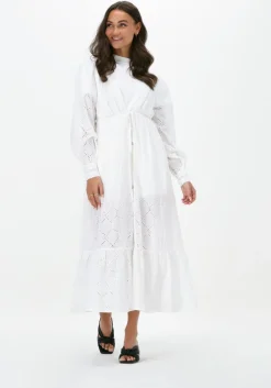 COLOURFUL REBEL te maxi jurk sandy broderie anglaise maxi kimono dress>DAMES Jurken