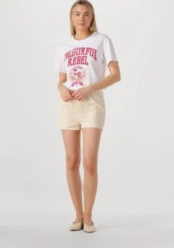 COLOURFUL REBEL te t-shirt cr varsity loosefit tee>DAMES Tops & T-Shirts