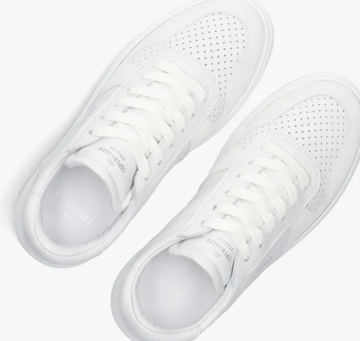 witte copenhagen studios lage sneakers cph77