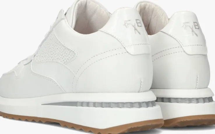 witte floris van bommel lage sneakers sfw-10082