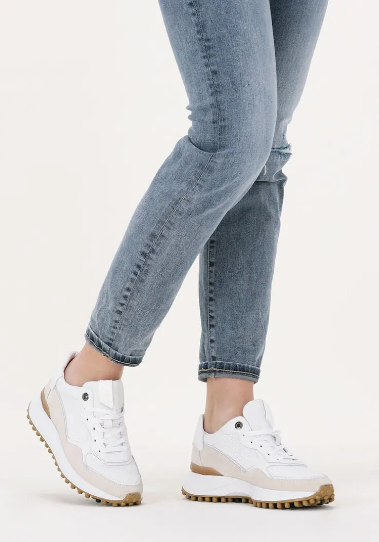 witte floris van bommel lage sneakers sfw-10072