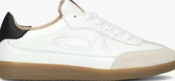 witte fred de la bretoniere lage sneakers pearl sign