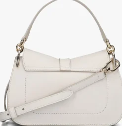 witte furla handtas flow mini top handle