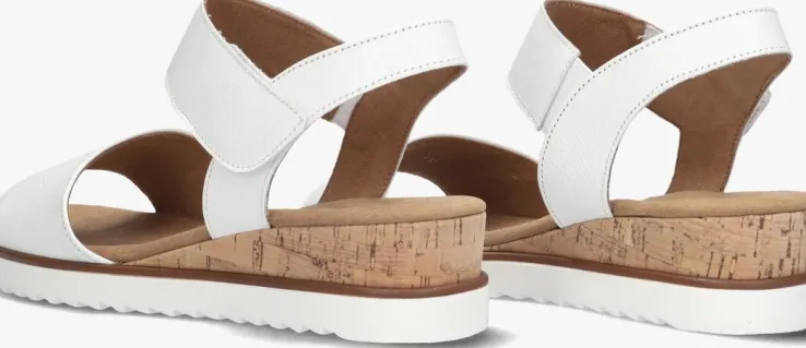 witte gabor sandalen met hak 750.2
