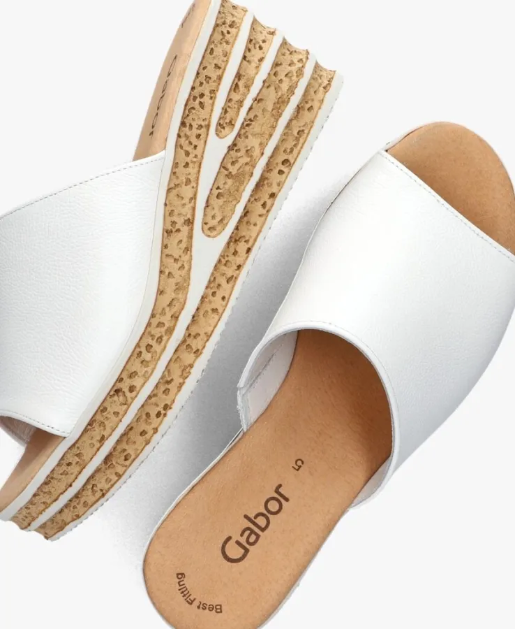 witte gabor slippers 650.1