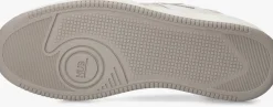 witte hub lage sneakers smash
