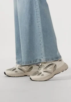 witte hub lage sneakers shift