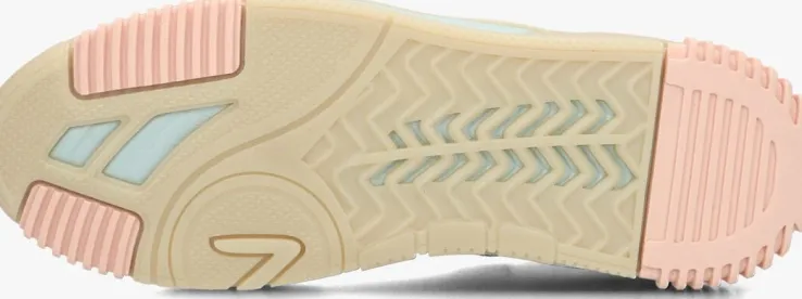 witte hub lage sneakers thrill