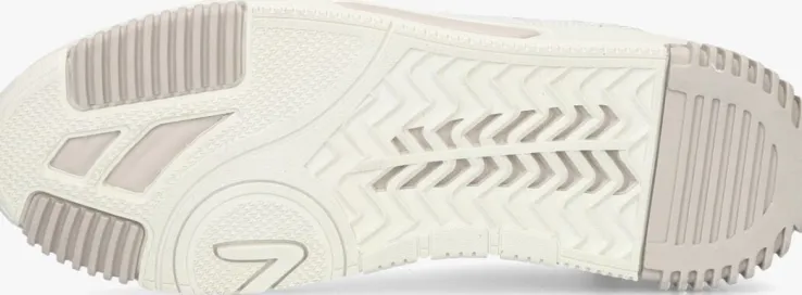 witte hub lage sneakers thrill