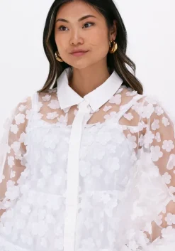 witte hunkon mini jurk kassandra layer dress