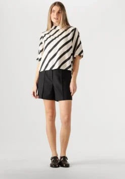 JANSEN AMSTERDAM te blouses teddie blouse bs 116 short sleeve high neck><noscript><img width=