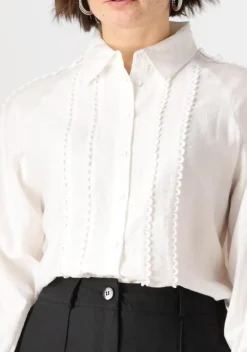 witte jansen amsterdam blouses indi blouse fs 793 long sleeve lace tape