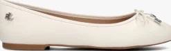 witte lauren ralph lauren ballerina's jayna flats ballet