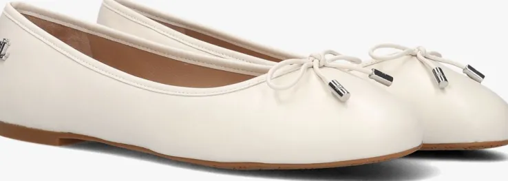 witte lauren ralph lauren ballerina's jayna flats ballet