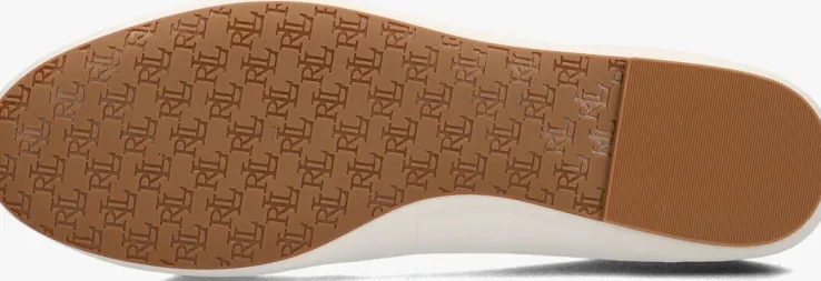 witte lauren ralph lauren ballerina's jayna flats ballet