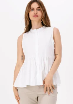 witte levete room blouses isla solid 51 top