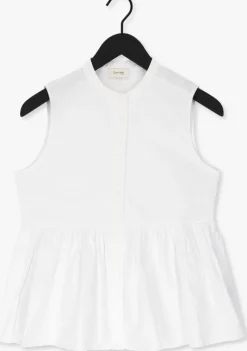 witte levete room blouses isla solid 51 top